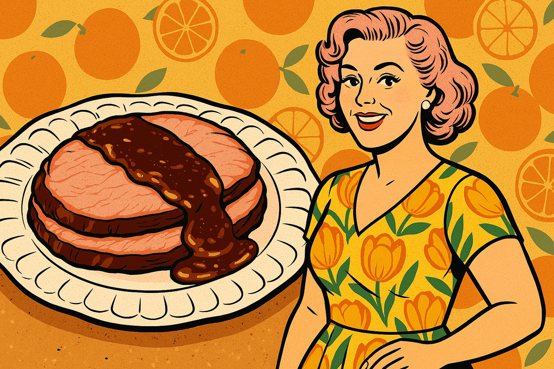 Vintage Chocolate Orange Ham Glaze
